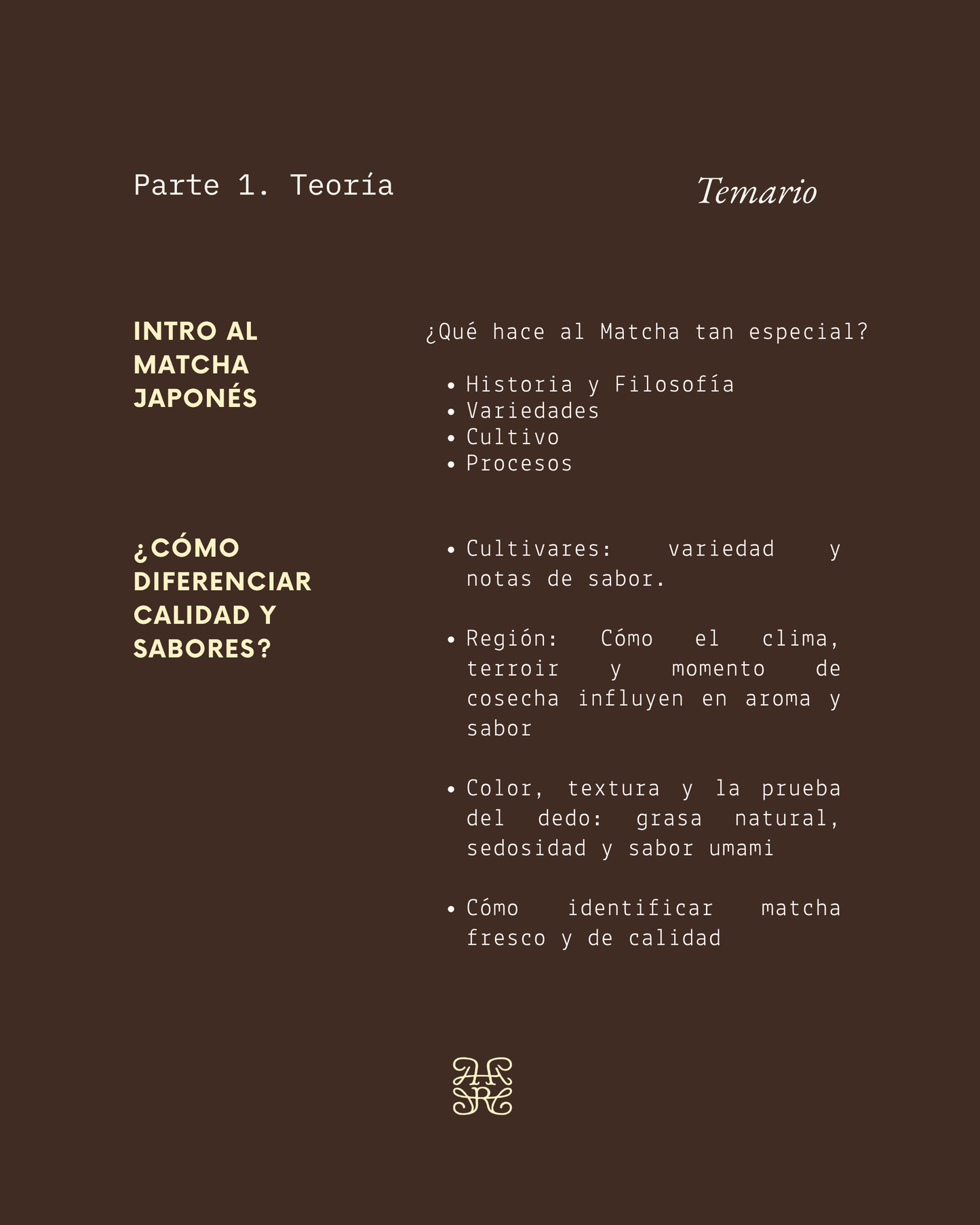 Matcha Workshop