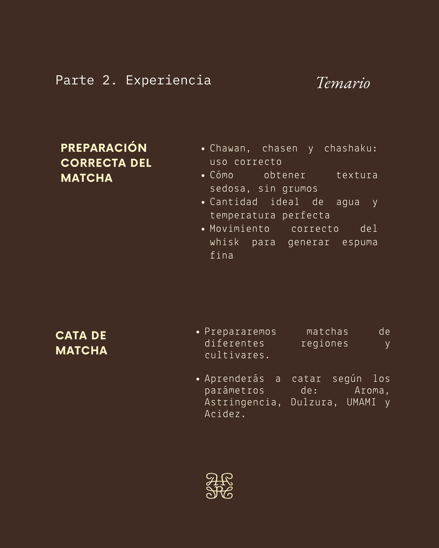 Matcha Workshop